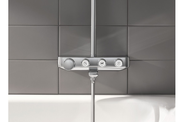 Душевая стойка Grohe Euphoria SmartControl 260 Mono 26510000 с термостатом, хром, штанга 159 см