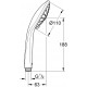 Душевая лейка Grohe Euphoria 110 Massage 26513000 в современном стиле