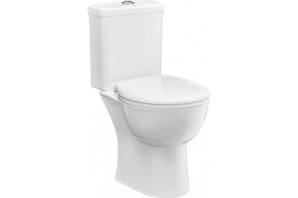 Унитаз напольный Grohe Bau Ceramic 39429000 белый, овальный, 36.4x68.7 см