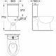 Унитаз напольный Grohe Bau Ceramic 39429000 белый, овальный, 36.4x68.7 см