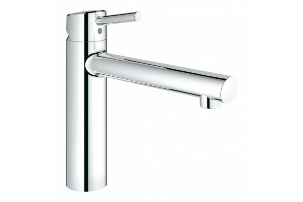 Смеситель для кухонной мойки Grohe Concetto с высоким изливом, однорычажный, хром