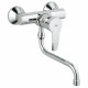 Смеситель для кухонной мойки Grohe Eurostyle, настенный, однорычажный, хром