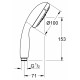 Душевая лейка Grohe Tempesta New 100  хром, 4 режима