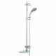 Душевой гарнитур Grohe Movario (ручной душ, штанга 900 мм, шланг 1750 мм), хром, с полочкой-мыльницей