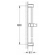 Душевая штанга Grohe Tempesta New Cosmopolitan  хром, 92 см