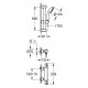Душевой комплект Grohe Grohtherm 800 34565001 хром, шланг силиконовый 175 см