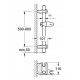 Душевая штанга Grohe Movario  хром, 90 см