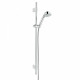 Душевой гарнитур Grohe Relexa Trio 100 (ручной душ, штанга 900 мм, шланг 1750 мм), хром, 3 режима