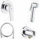 Гигиенический душ Grohe BauCurve 124900 со смесителем хром,  в современном стиле