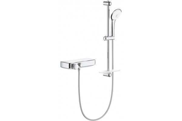 Душевой комплект Grohe Grohtherm SmartControl 34720000 с термостатом, хром, шланг 175 см
