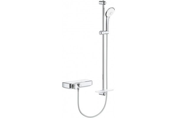 Душевой комплект Grohe Grohtherm SmartControl 34721000 с термостатом, хром, шланг 175 см