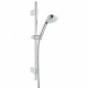 Душевой гарнитур Grohe Relexa Trio 100 (ручной душ, штанга 600 мм, шланг 1750 мм), хром, 3 режима