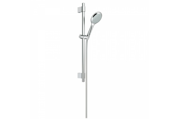 Душевой гарнитур Grohe Rainshower Solo 100 (ручной душ, штанга 600 мм, шланг 1750 мм) с ограничением расхода воды, хром