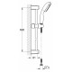 Душевой комплект Grohe Grohtherm 800  хром, шланг 175 см, 2 режима