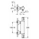 Душевой комплект Grohe Grohtherm 800  хром, шланг 175 см, 2 режима