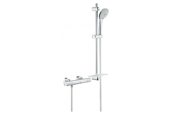 Душевой комплект Grohe Grohtherm 1000 Cosmopolitan m  хром,  в стиле hi-tech