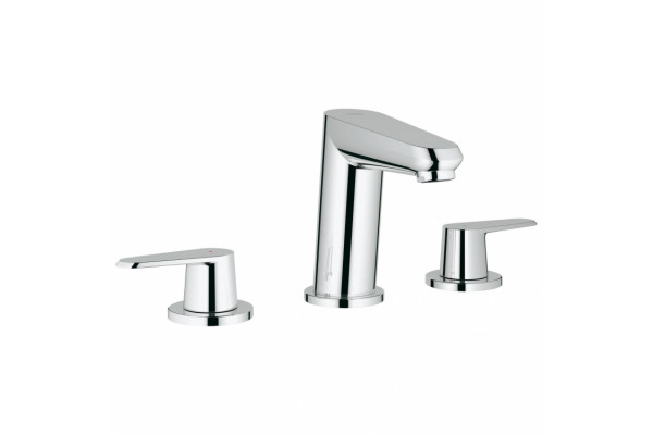 Смеситель для раковины Grohe Eurodisc Cosmopolitan на 3 отверстия с донным клапаном, двухвентильный, хром