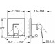 Смеситель Grohe Eurocube 24061000 для душа однорычажный, хром