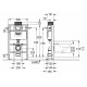Система инсталляции для унитазов Grohe Rapid SL усиленная бачок 6/9 л, 50x19.5x82 см