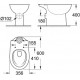 Унитаз-компакт Grohe Bau Ceramic 39349000 безободковый белый, овальный, 35.6x60 см