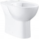 Унитаз-компакт Grohe Bau Ceramic 39349000 безободковый белый, овальный, 35.6x60 см