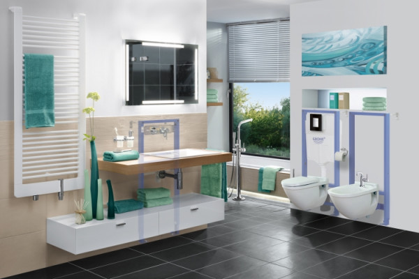 Кнопка смыва Grohe Skate Cosmopolitan черная механическая