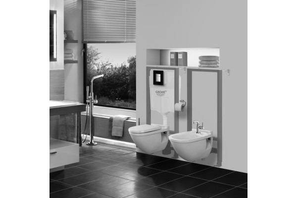 Кнопка смыва Grohe Skate Cosmopolitan черная механическая