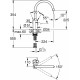 Смеситель Grohe Eurosmart Cosmopolitan 32843002 для кухонной мойки однорычажный, хром