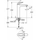 Смеситель Grohe Eurostyle 23719LS3 для раковины однорычажный, белый