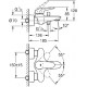 Смеситель Grohe Eurostyle 23726003 для ванны с душем, однорычажный, хром