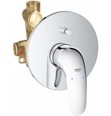 Смеситель Grohe Eurostyle 23730003 С ВНУТРЕННЕЙ ЧАСТЬЮ, для ваны с душем, однорычажный, хром