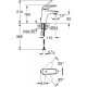Смеситель Grohe Eurostyle 23713003 для раковины однорычажный, хром