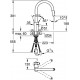 Смеситель Grohe Eurosmart Cosmopolitan 31481001 для кухонной мойки однорычажный, хром