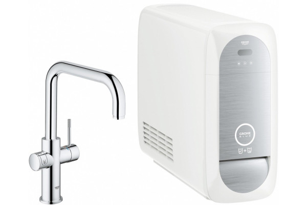 Смеситель Grohe Blue Home 31456000 с функцией фильтрации и газирования воды, сенсорный, хром