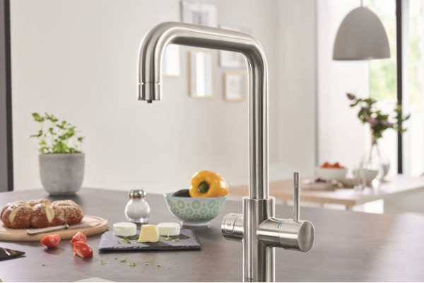 Смеситель Grohe Blue Home 31456000 с функцией фильтрации и газирования воды, сенсорный, хром