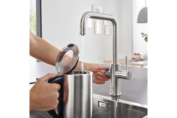 Смеситель Grohe Blue Home 31456000 с функцией фильтрации и газирования воды, сенсорный, хром