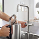 Смеситель Grohe Blue Home 31456000 с функцией фильтрации и газирования воды, сенсорный, хром