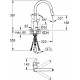 Смеситель Grohe Eurostyle Cosmopolitan 31482003 для кухонной мойки однорычажный, хром