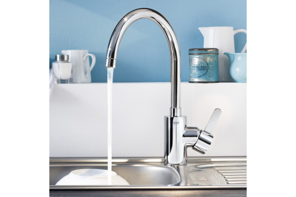 Смеситель Grohe Eurostyle Cosmopolitan 31482003 для кухонной мойки однорычажный, хром
