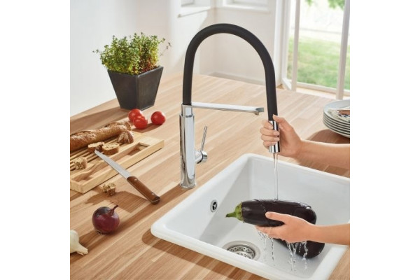 Смеситель Grohe Concetto New 31491000 для кухонной мойки однорычажный, хром