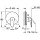 Смеситель Grohe Eurostyle 29098LS3 для душа однорычажный, белый