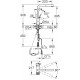 Смеситель Grohe Blue Pure Minta 31721DC0 для кухонной мойки однорычажный, хром