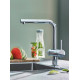 Смеситель Grohe Blue Pure Minta 31721000 для кухонной мойки однорычажный, хром