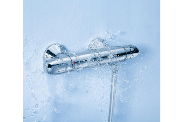 Душевой комплект Grohe Grohtherm 1000 34151004 смеситель + душевой гарнитур хром,  в стиле hi-tech