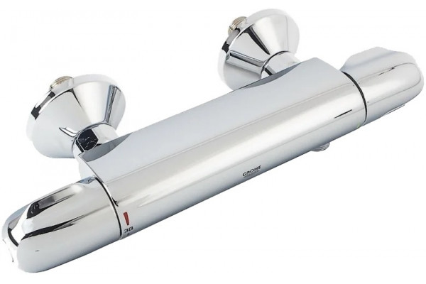 Душевой комплект Grohe Grohtherm 1000 34151004 смеситель + душевой гарнитур хром,  в стиле hi-tech