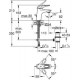 Душевой комплект Grohe Eurostyle New 124416 хром, шланг пластиковый 150 см