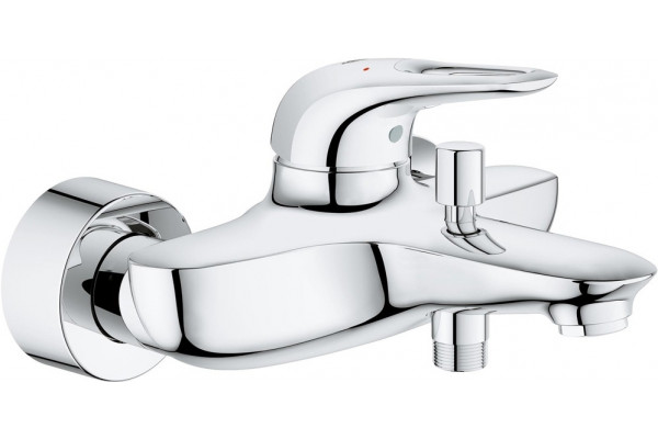 Душевой комплект Grohe Eurostyle New 124416 хром, шланг пластиковый 150 см
