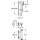 Душевой комплект Grohe Grohtherm 2000 34482001 смеситель + душевой гарнитур хром,  в стиле hi-tech