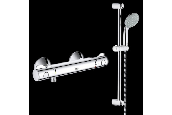 Душевой комплект Grohe Grohtherm 800 34565001 хром, шланг 175 см