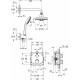 Душевой комплект Grohe Grohtherm 34735000 с термостатом, хром, шланг 150 см